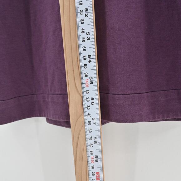 DIANE VON FURSTENBERG Dress Size S Rae Purple Side Slit Tie Waist Casual Maxi - Picture 5 of 14